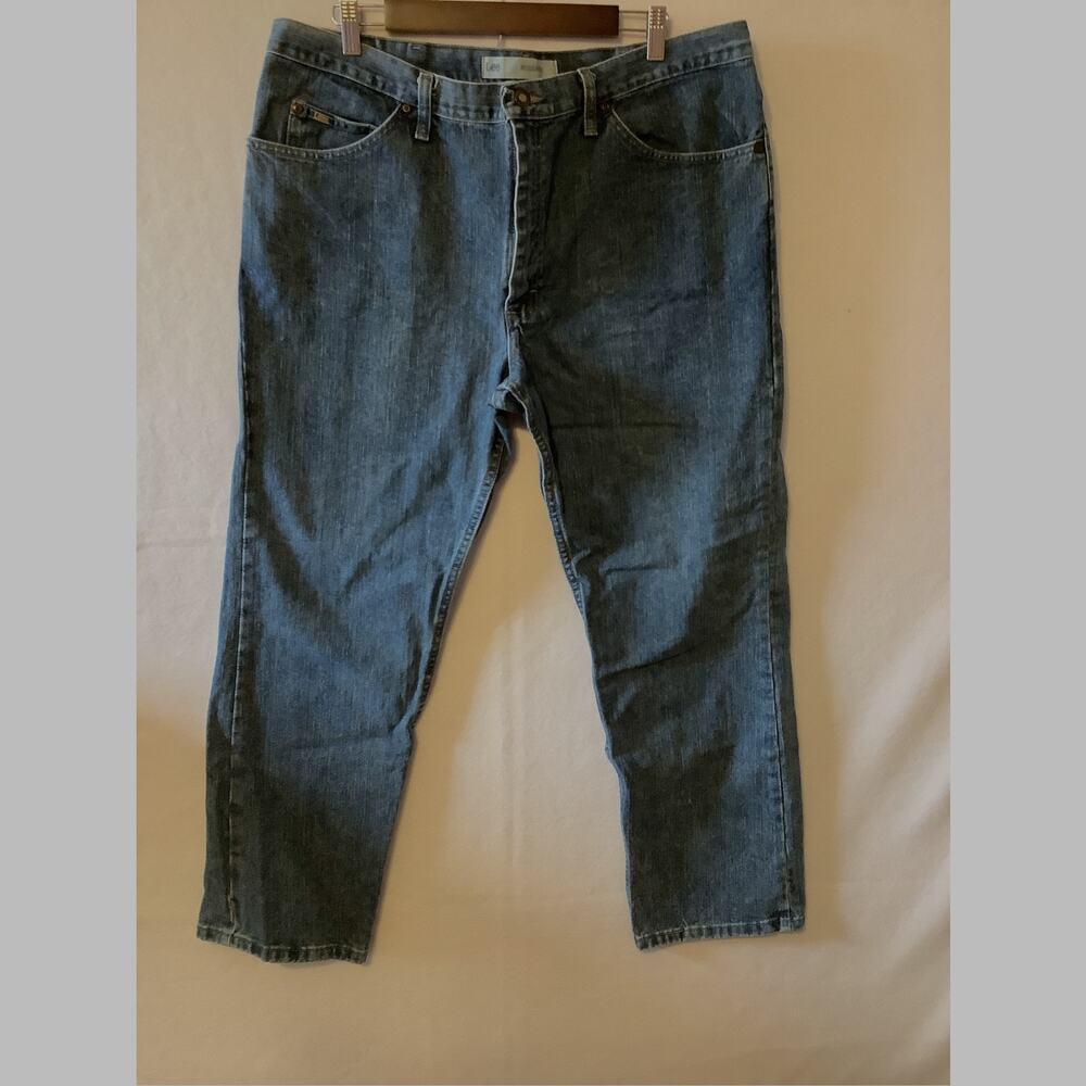 Men's LEE Regular Fit Blue Jeans - 40 x 30 - Preowned   677